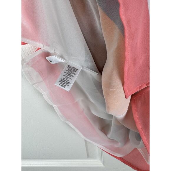 Ann Taylor LOFT Colorblock Racerback Fluid Cami, Multi Colored, Size XS, 48-004 - Picture 14 of 16